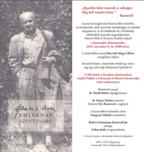 Megemlékezés Hamvas Béla sírjánál