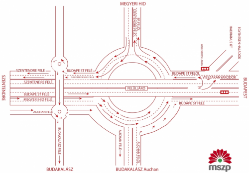 Az MSZP szerint van megoldás a budakalászi körforgalmi káoszra!